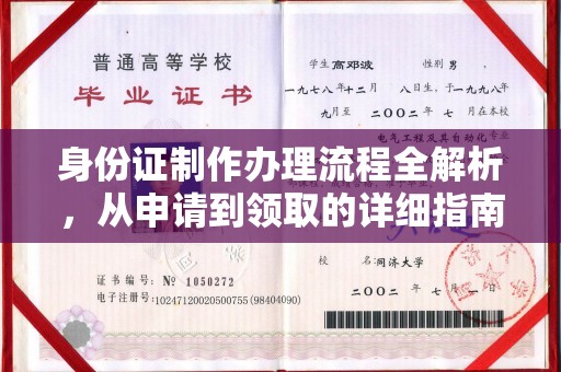 恩阳身份证制作办理流程全解析，从申请到领取的详细指南